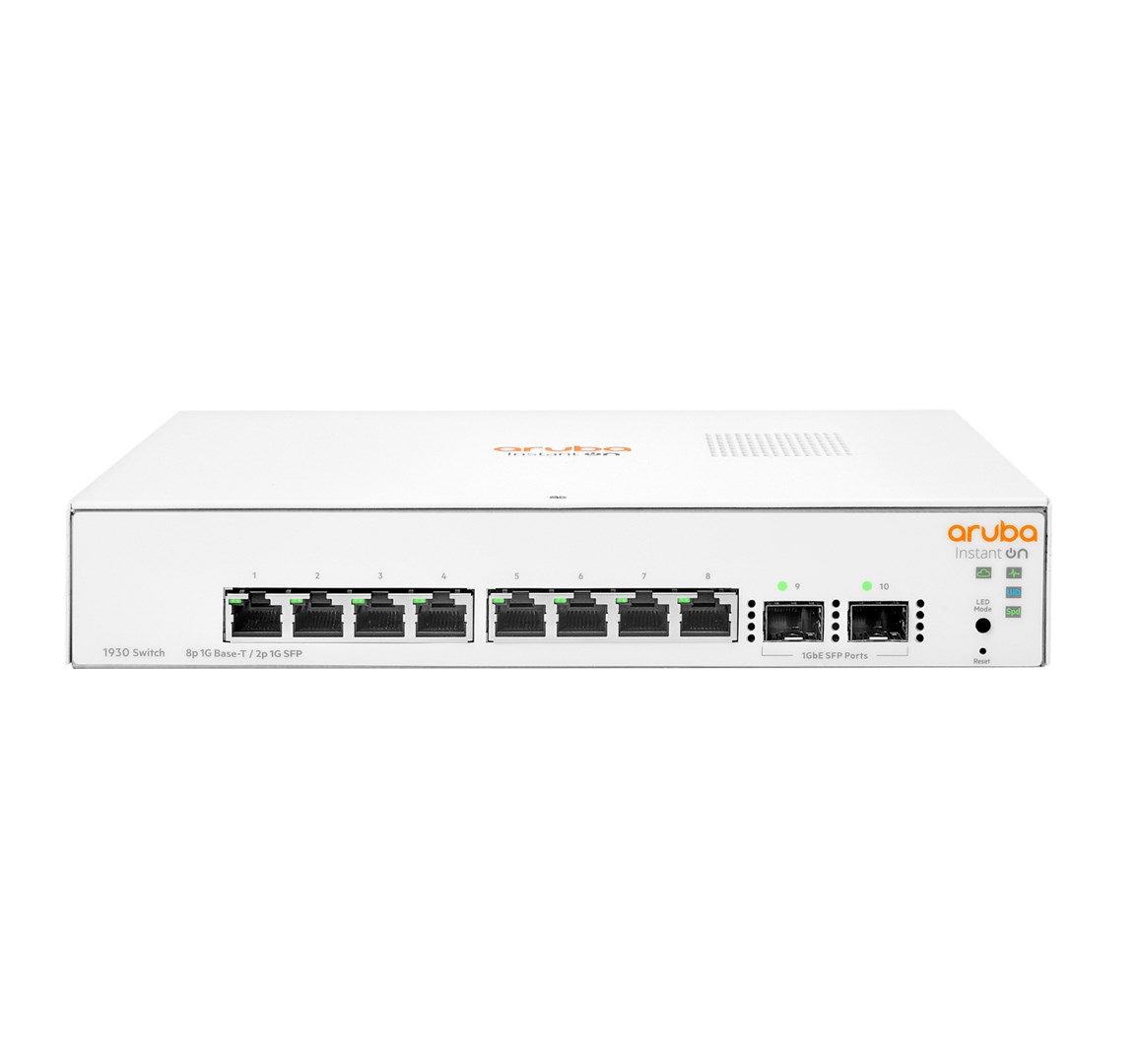 HPE Aruba Networking Aruba Instant On 1930 Managed L2+ Gigabit Ethernet (10/100/1000) 1U White HPE Aruba Networking Aruba Instant On 1930 Managed L2+ Gigabit Ethernet (10/100/1000) 1U White