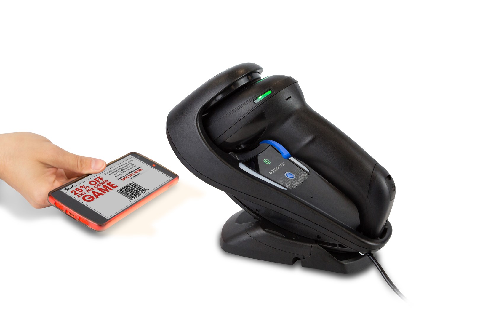 Datalogic Gryphon I GD4500 Handheld bar code reader 1D/2D Black Datalogic Gryphon I GD4500 Handheld bar code reader 1D/2D Black