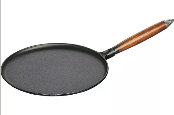 STAUB cast iron frying pan with wooden handle 40509-525-0 - 28 cm STAUB cast iron frying pan with wooden handle 40509-525-0 - 28 cm