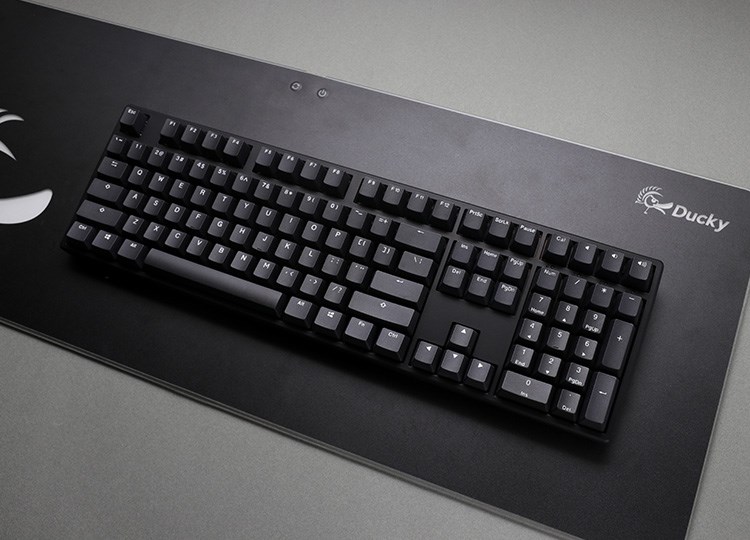 Ducky Origin Phantom Black keyboard Universal USB QWERTZ German Ducky Origin Phantom Black keyboard Universal USB QWERTZ German