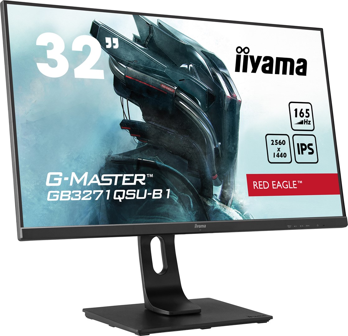 iiyama G-MASTER Unleash your full gaming potential with the 165Hz GB3271QSU Red Eagle guaranteeing 1ms MPRT iiyama G-MASTER Unleash your full gaming potential with the 165Hz GB3271QSU Red Eagle guaranteeing 1ms MPRT