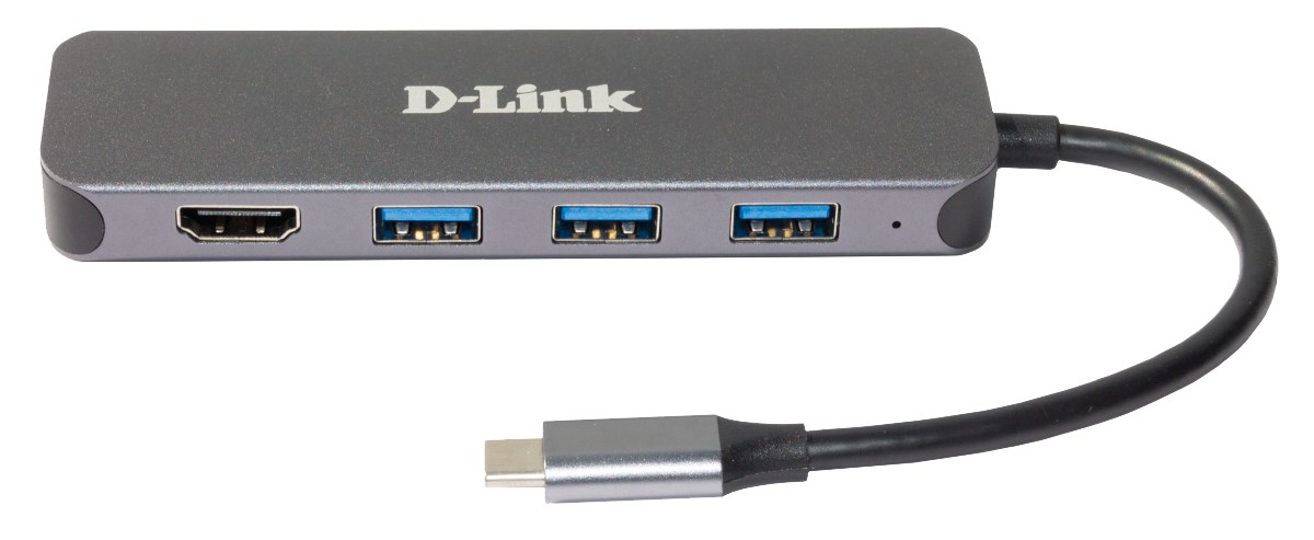 D-Link 5-in-1 USB-C Hub with HDMI/Power Delivery D-Link 5-in-1 USB-C Hub with HDMI/Power Delivery