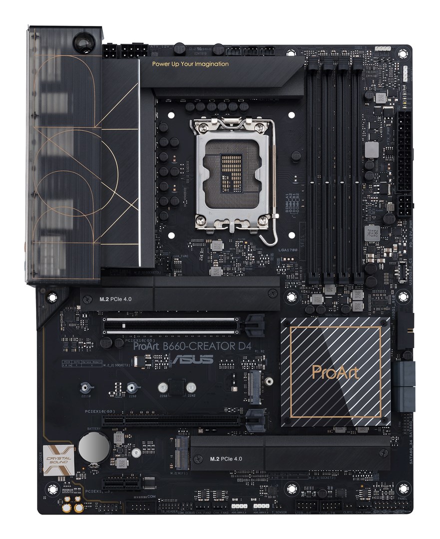 ASUS PROART B660-CREATOR D4 Intel B660 LGA 1700 ATX ASUS PROART B660-CREATOR D4 Intel B660 LGA 1700 ATX