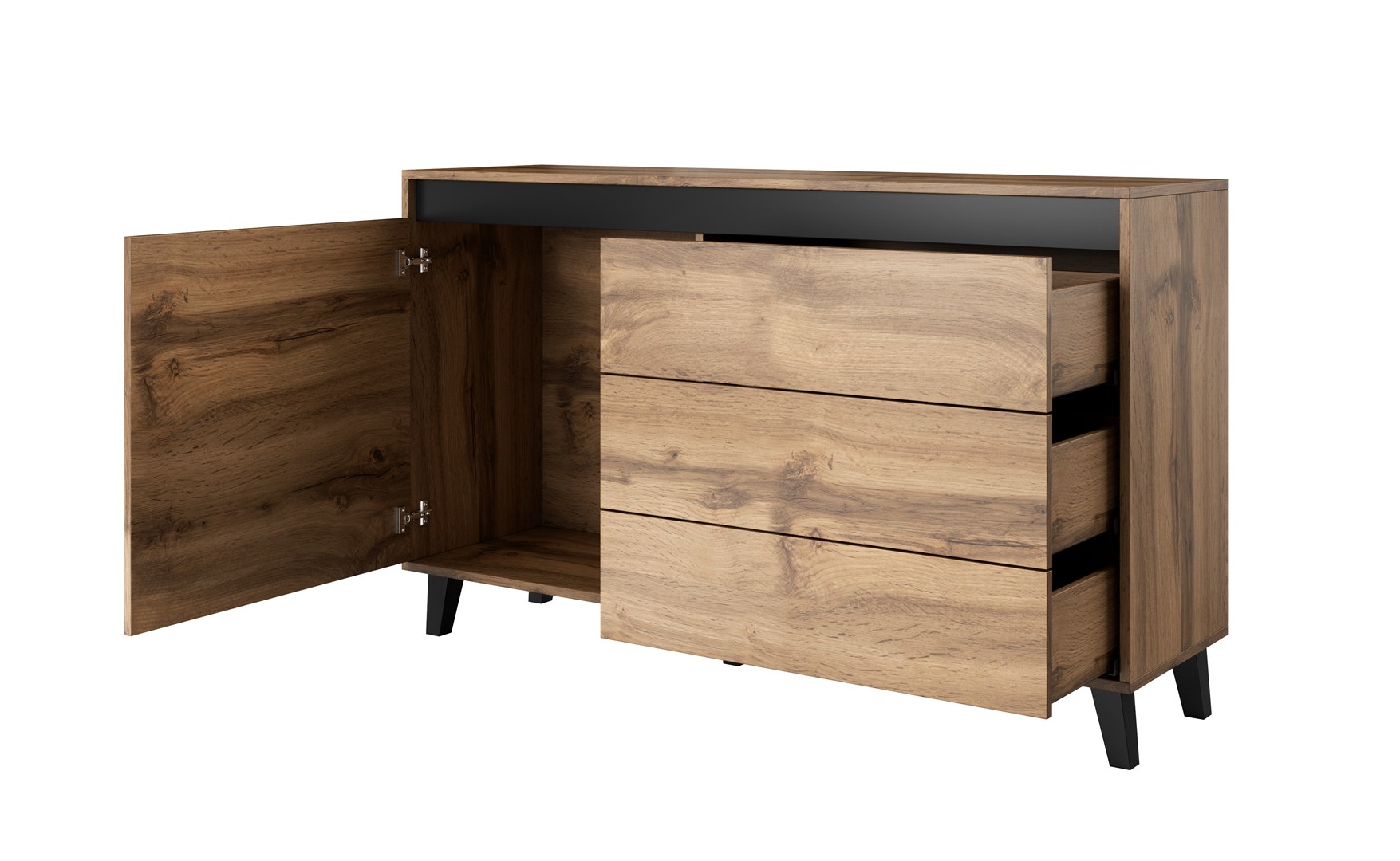 Cama chest of drawers NORD wotan oak/antracite Cama chest of drawers NORD wotan oak/antracite