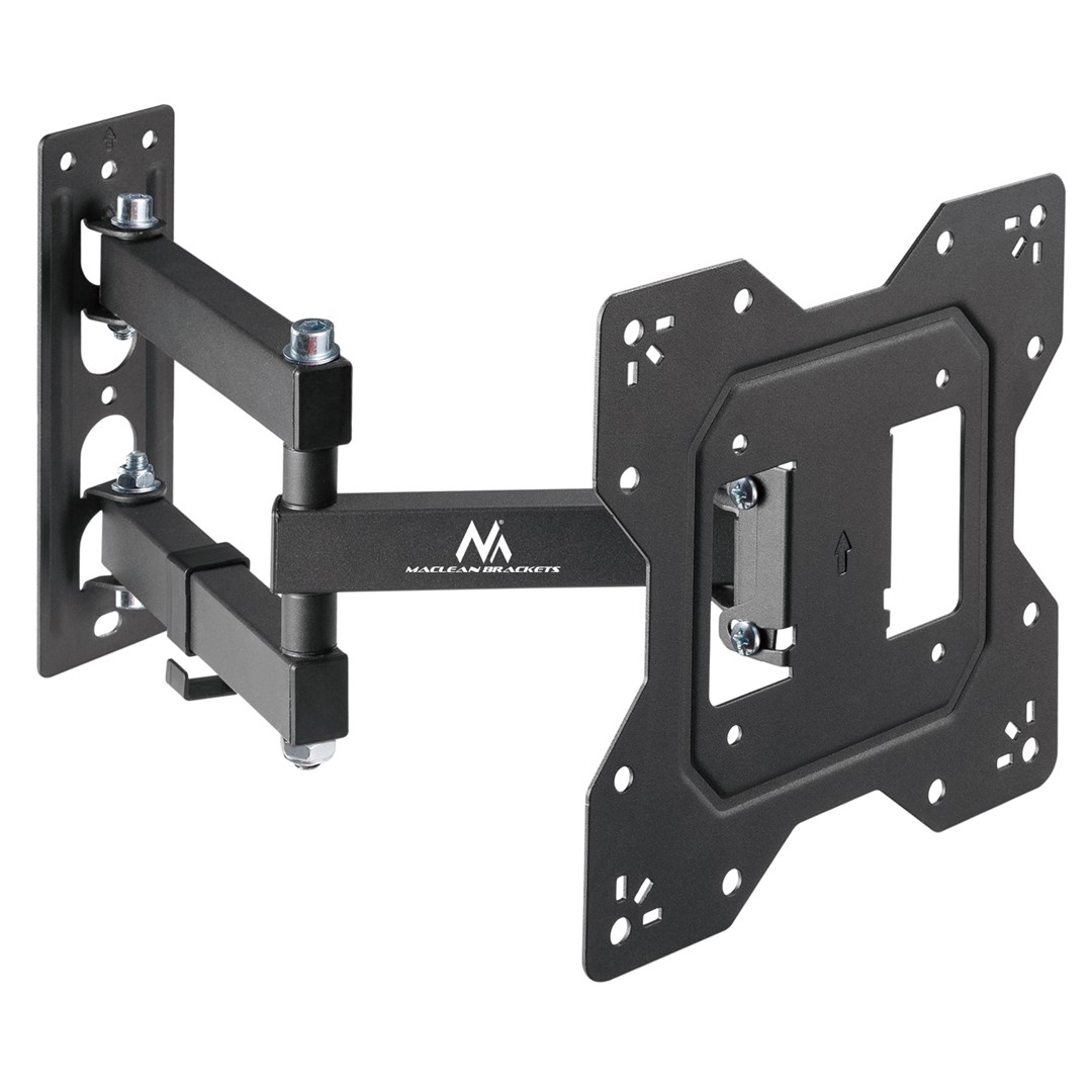 Maclean MC-700N TV Monitor Wall Mount Universal max VESA 200x20 23"-43" 30kg Black Extendable Tilting for Small TVs Maclean MC-700N TV Monitor Wall Mount Universal max VESA 200x20 23"-43" 30kg Black Extendable Tilting for Small TVs