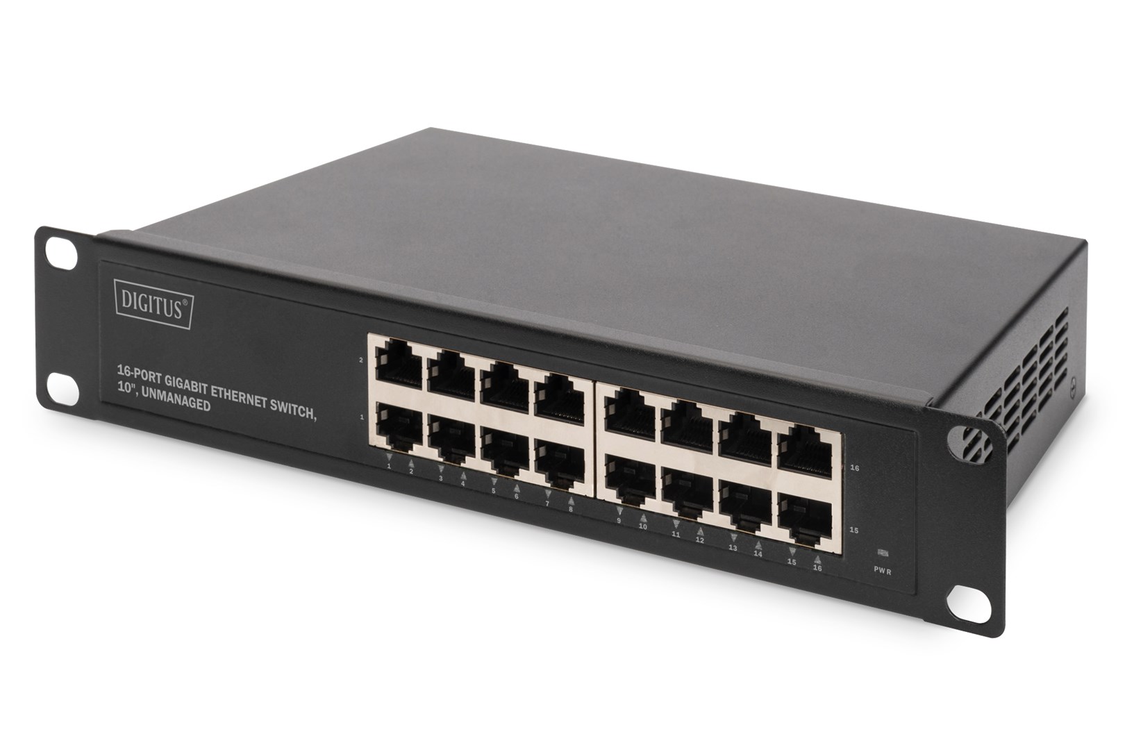 Digitus 16-Port Gigabit Switch, 10 inch, Unmanaged Digitus 16-Port Gigabit Switch, 10 inch, Unmanaged