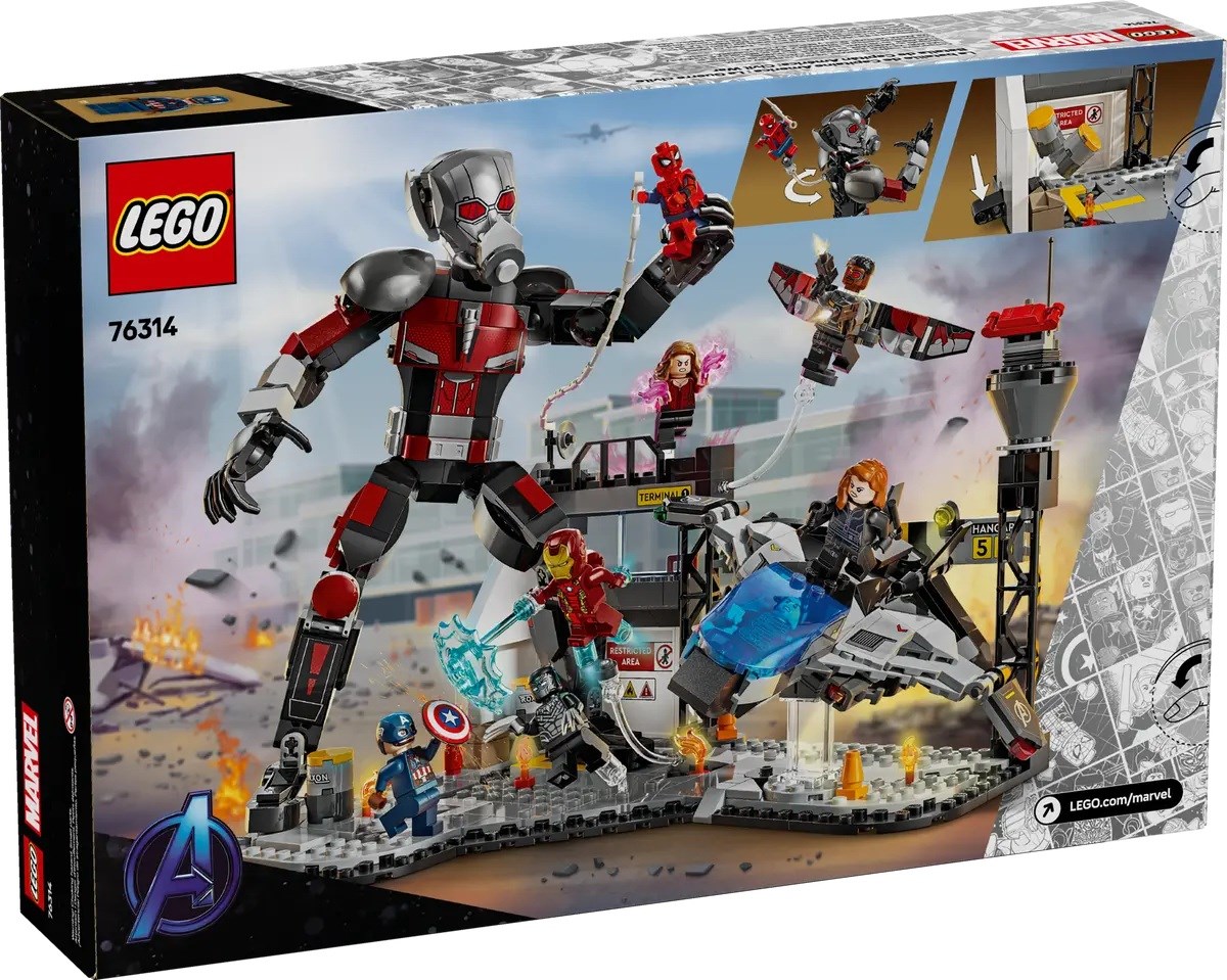 LEGO MARVEL 76314 Captain America: Civil War Battle LEGO MARVEL 76314 Captain America: Civil War Battle