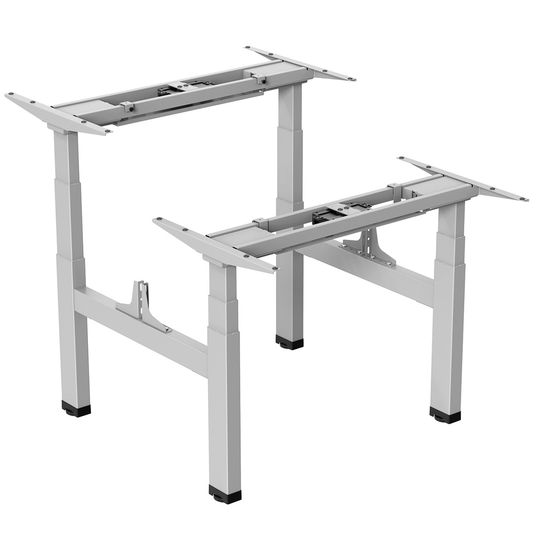 Ergo Office ER-404G Electric Double Height Adjustable Standing/Sitting Desk Frame without Desk Tops Gray Ergo Office ER-404G Electric Double Height Adjustable Standing/Sitting Desk Frame without Desk Tops Gray