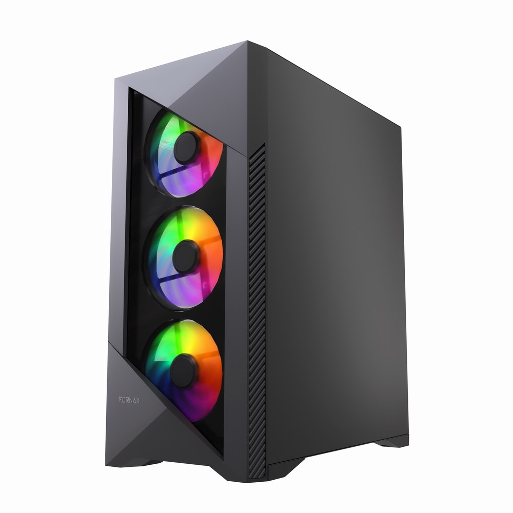 Gembird CCC-FC-900ARGB Gaming computer case Fornax 900, ATX, black Gembird CCC-FC-900ARGB Gaming computer case Fornax 900, ATX, black