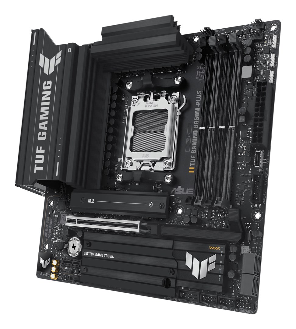 ASUS TUF GAMING B850M-PLUS AMD B850 Socket AM5 micro ATX ASUS TUF GAMING B850M-PLUS AMD B850 Socket AM5 micro ATX