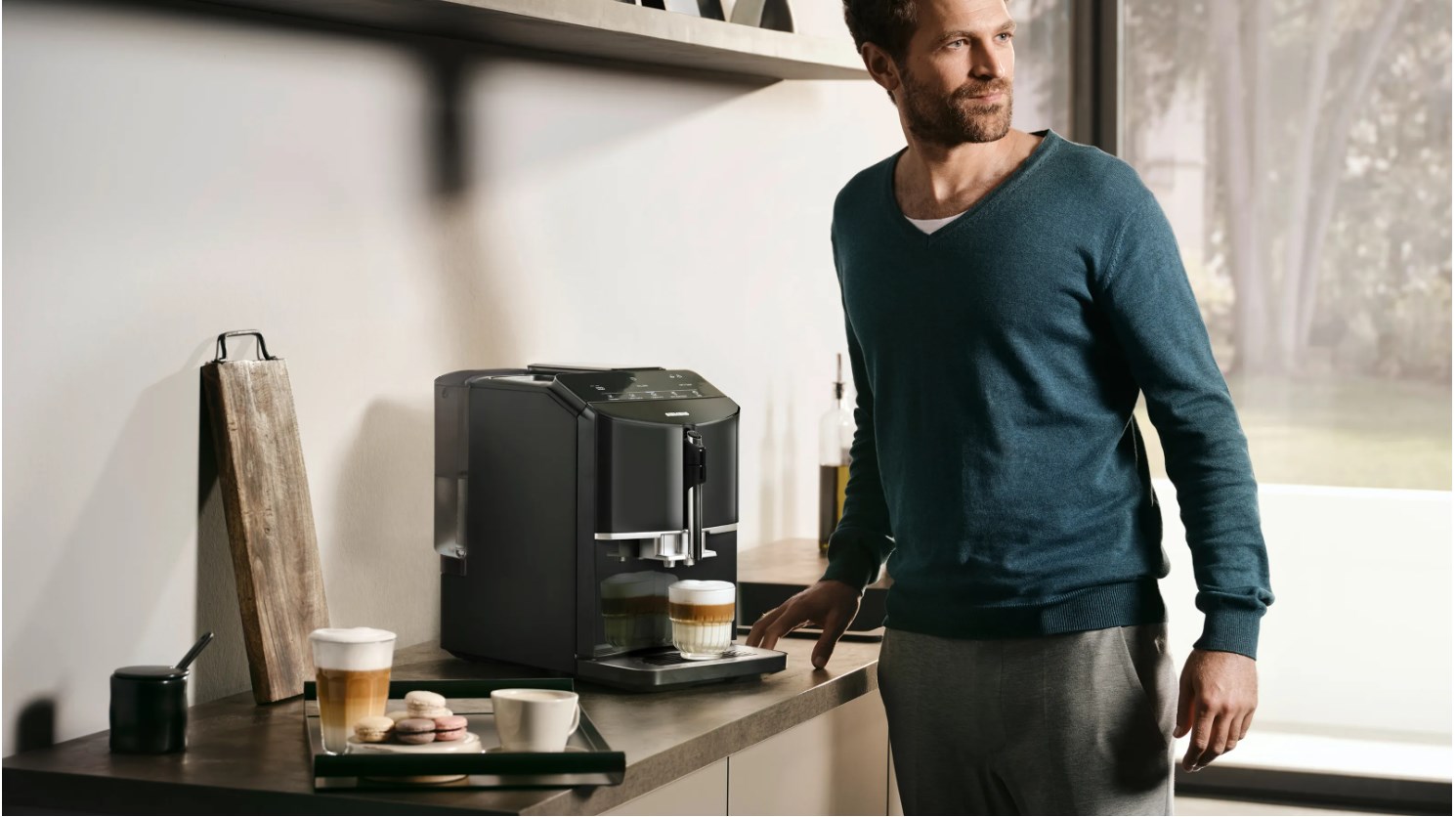 Siemens EQ.300 TF301E19 coffee maker Fully-auto Espresso machine 1.4 L Siemens EQ.300 TF301E19 coffee maker Fully-auto Espresso machine 1.4 L