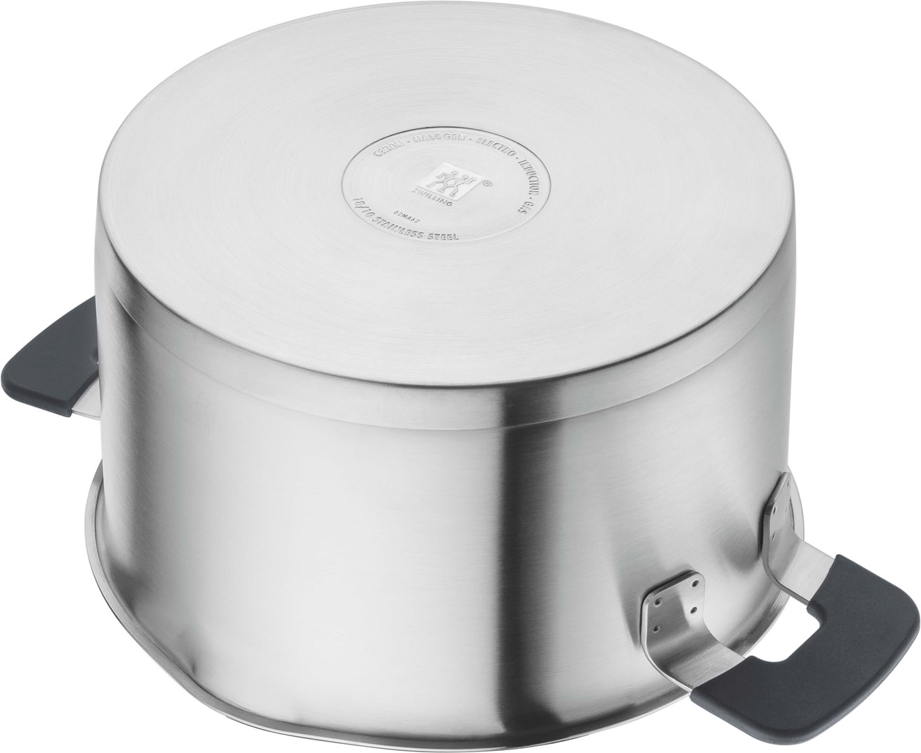 ZWILLING SIMPLIFY 66870-005-0 Pots set Stainless steel 5 pcs. Silver Black ZWILLING SIMPLIFY 66870-005-0 Pots set Stainless steel 5 pcs. Silver Black