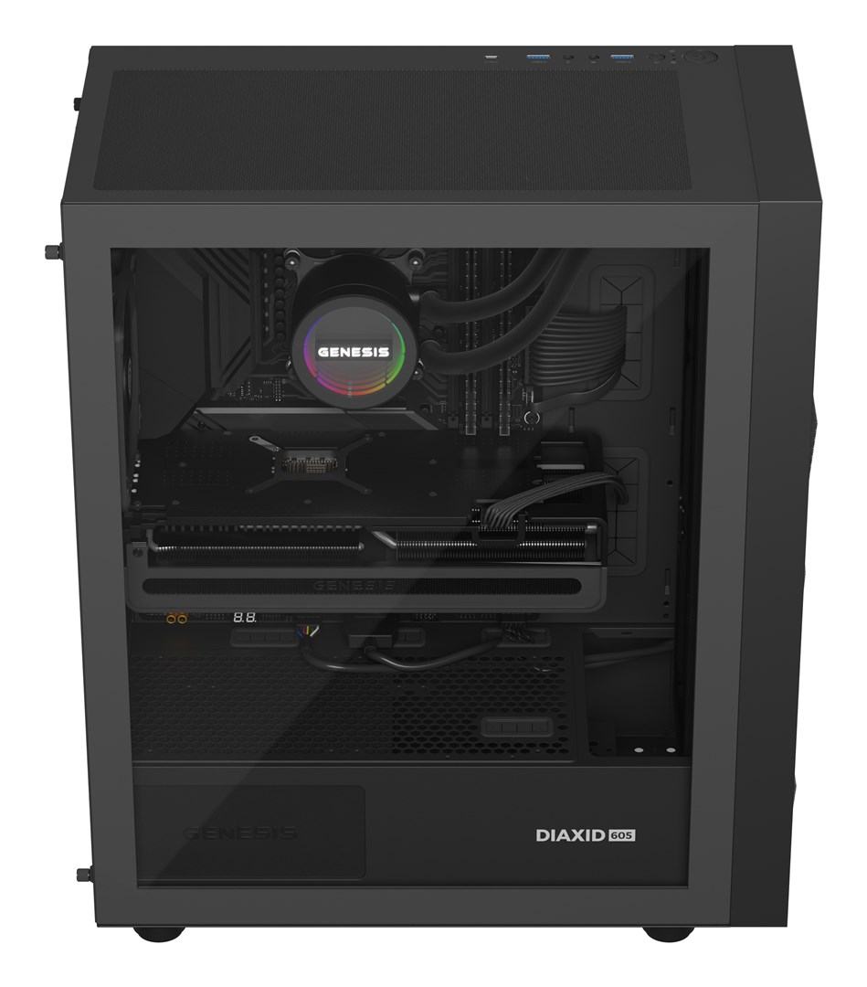 GENESIS NLG-2320 computer cooling system Computer case Liquid cooling kit Black GENESIS NLG-2320 computer cooling system Computer case Liquid cooling kit Black