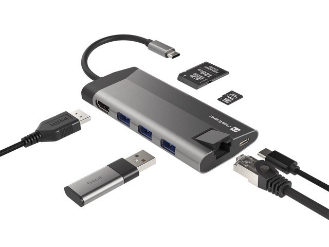 NATEC Fowler Plus USB Type-C Black, Grey NATEC Fowler Plus USB Type-C Black, Grey