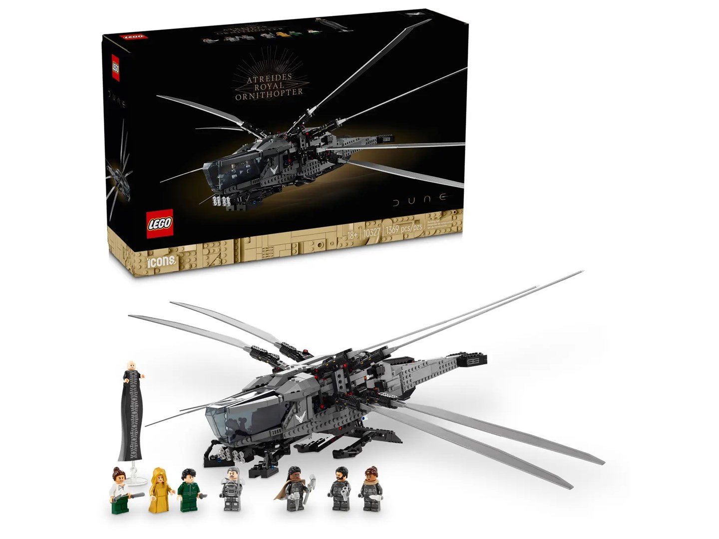 LEGO ICONS 10327 Diuna - Atreides Royal Ornithopter LEGO ICONS 10327 Diuna - Atreides Royal Ornithopter
