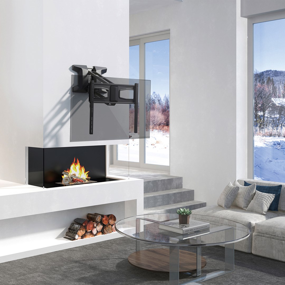 Maclean MC-891 Electric TV Wall Mount Bracket with Remote Control Height Adjustment 37'' - 70" max. VESA 600x400 up to 35kg Above Fireplace Mount Sturdy Maclean MC-891 Electric TV Wall Mount Bracket with Remote Control Height Adjustment 37'' - 70" max. VESA 600x400 up to 35kg Above Fireplace Mount Sturdy