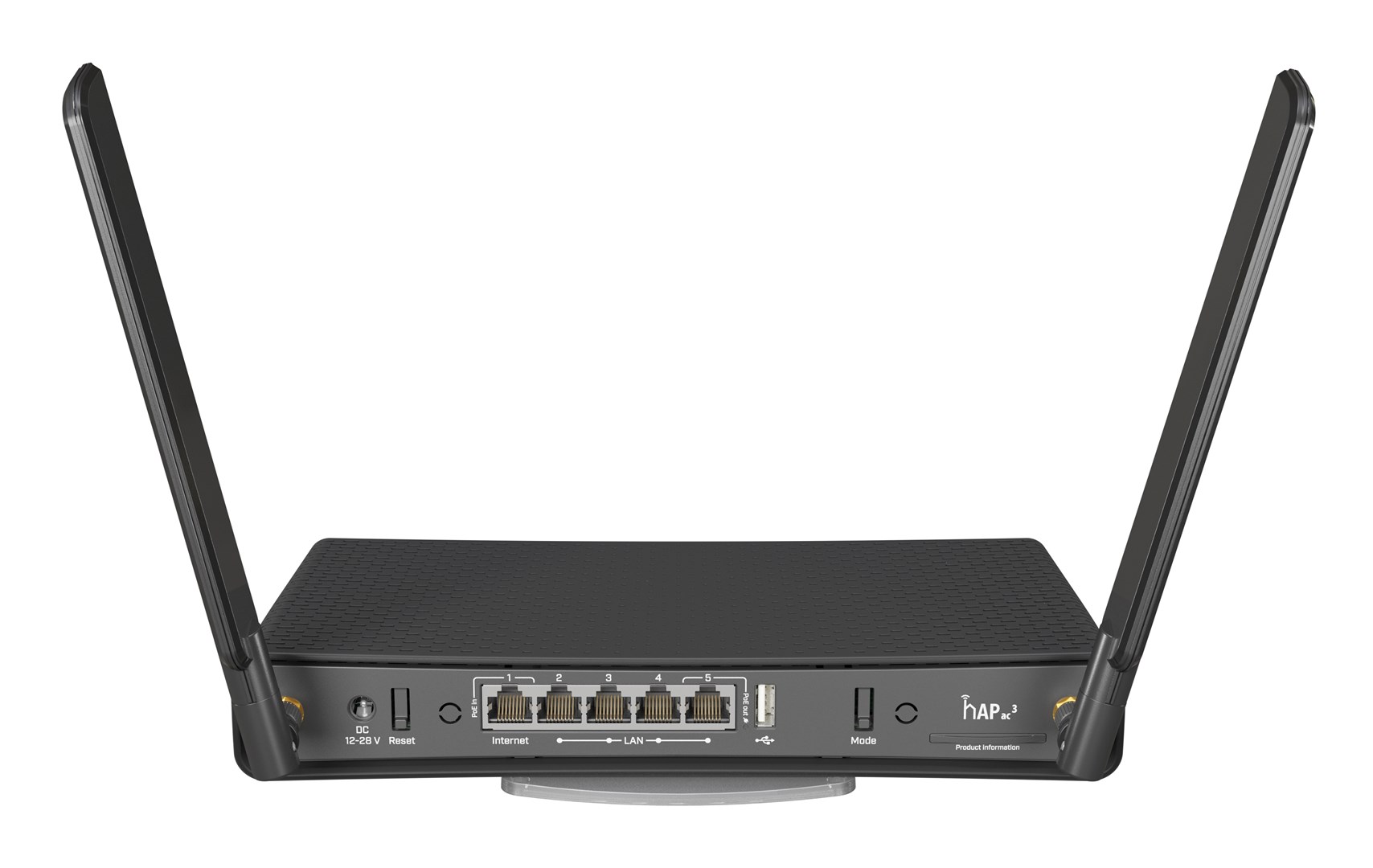 Mikrotik hAP ac³ wireless router Gigabit Ethernet Dual-band (2.4 GHz / 5 GHz) Black Mikrotik hAP ac³ wireless router Gigabit Ethernet Dual-band (2.4 GHz / 5 GHz) Black