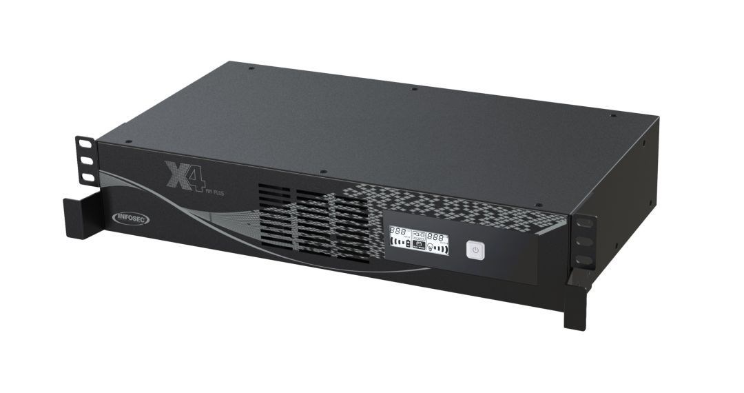 Infosec X4 2000 RM Plus uninterruptible power supply (UPS) Line-Interactive 2 kVA 1200 W 10 AC outlet(s) Infosec X4 2000 RM Plus uninterruptible power supply (UPS) Line-Interactive 2 kVA 1200 W 10 AC outlet(s)