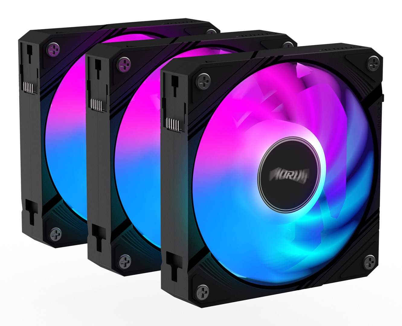 Fan Gigabyte AORUS EZ CHAIN FAN 120, ARGB, 3-pack Fan Gigabyte AORUS EZ CHAIN FAN 120, ARGB, 3-pack