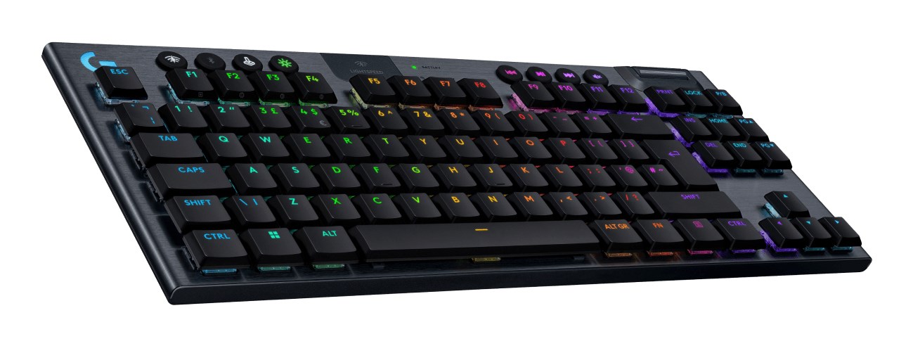 Logitech G G915 X Lightspeed keyboard Gaming USB + RF Wireless + Bluetooth QWERTY US International Black Logitech G G915 X Lightspeed keyboard Gaming USB + RF Wireless + Bluetooth QWERTY US International Black