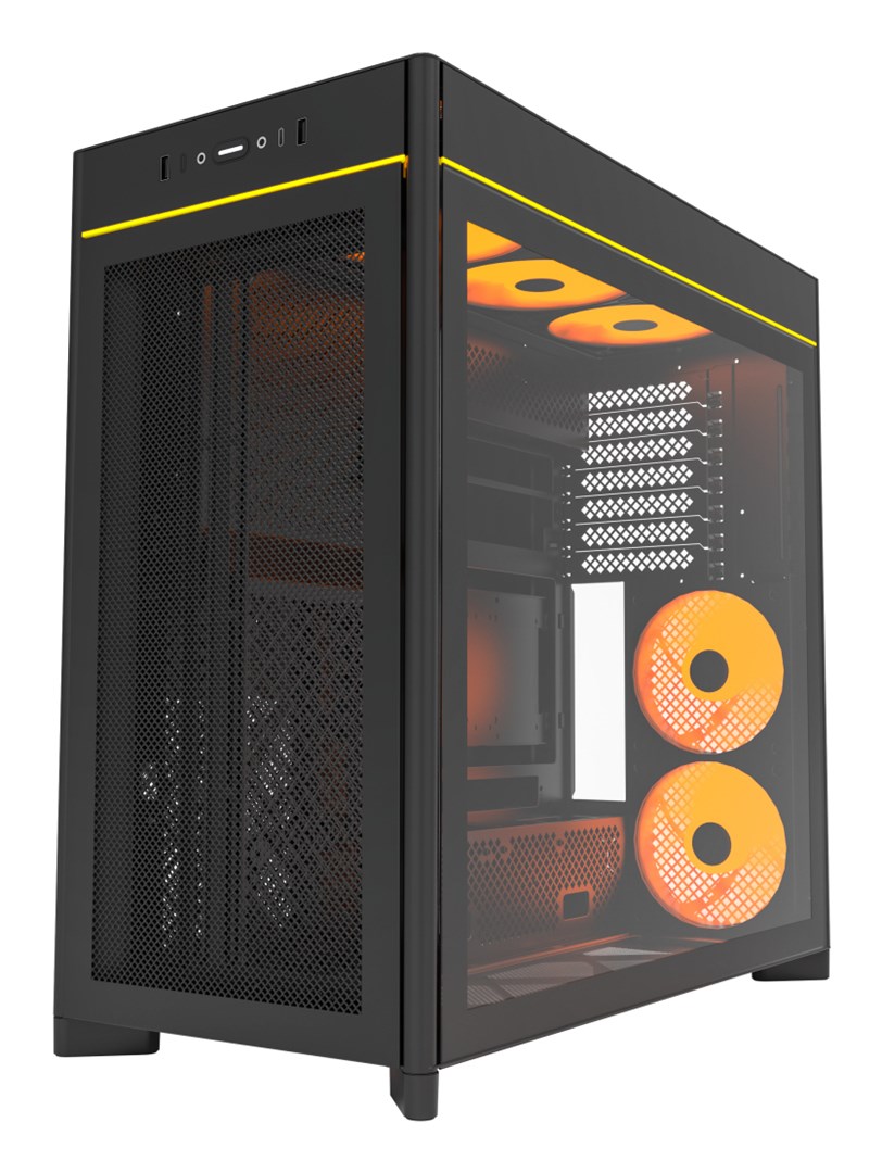 Montech HS01 PRO Midi Tower Black Montech HS01 PRO Midi Tower Black