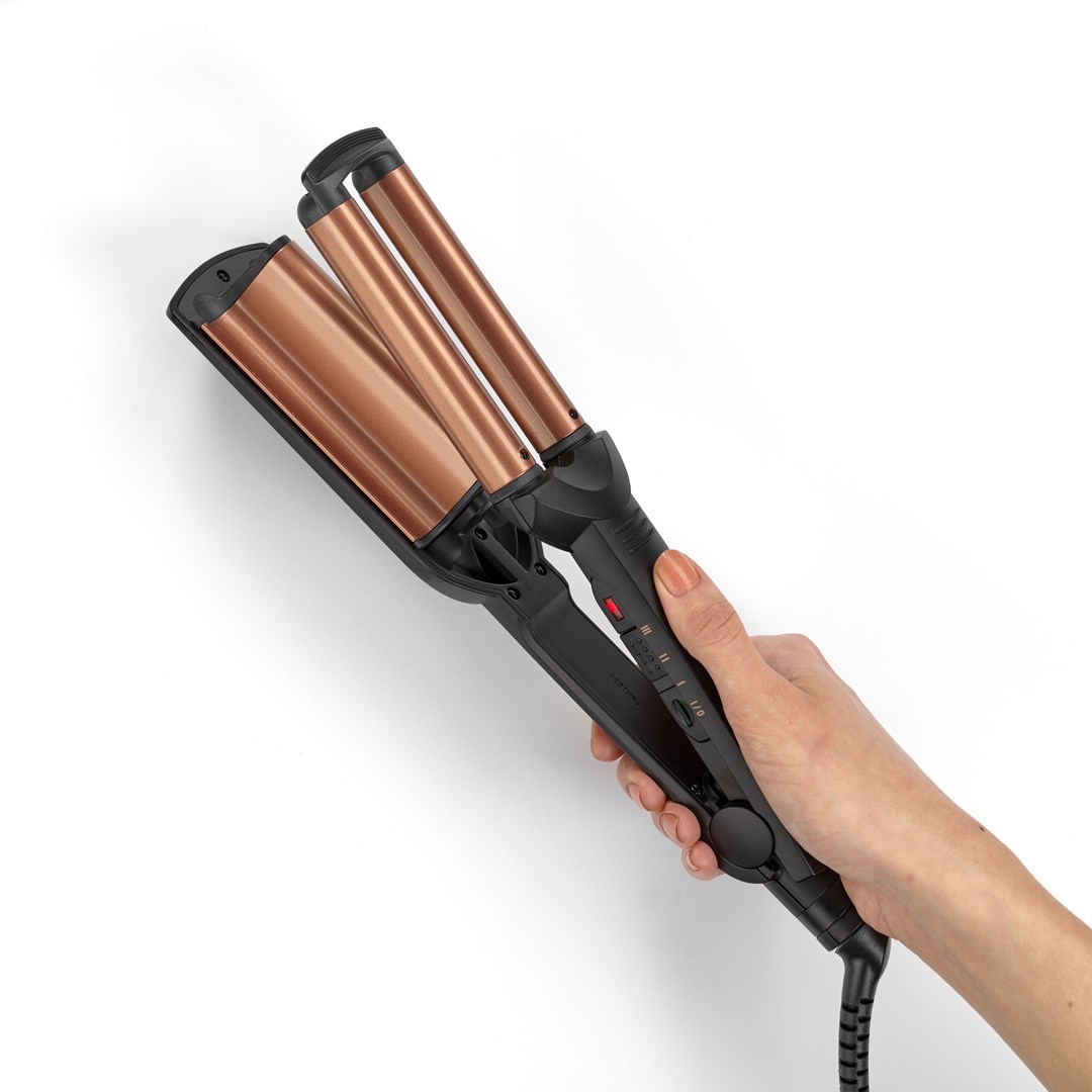 BaByliss Deep Waves Curling iron Warm Black, Orange 98.4" (2.5 m) BaByliss Deep Waves Curling iron Warm Black, Orange 98.4" (2.5 m)