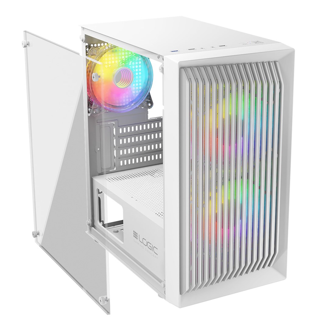 LOGIC ATOS ARGB Mini USB 3.0 Enclosure White LOGIC ATOS ARGB Mini USB 3.0 Enclosure White