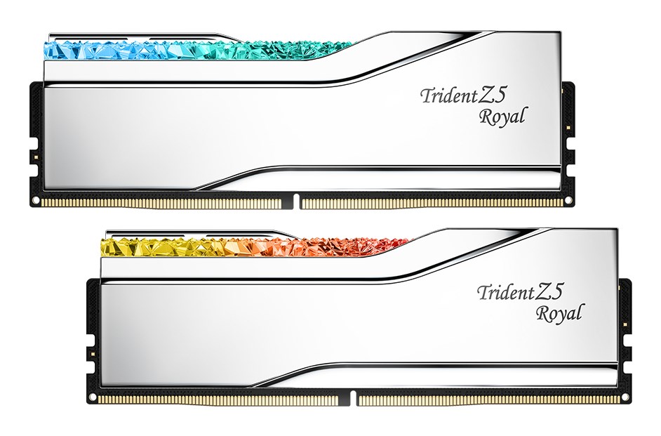 G.Skill Trident Z5 Royal F5-8000J3848F24GX2-TR5S memory module 48 GB 2 x 24 GB DDR5 8000 MT/s G.Skill Trident Z5 Royal F5-8000J3848F24GX2-TR5S memory module 48 GB 2 x 24 GB DDR5 8000 MT/s
