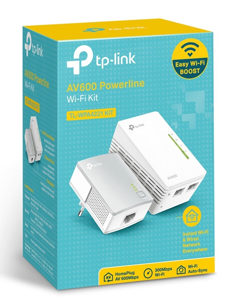 TP-Link AV600 600 Mbit/s Ethernet LAN Wi-Fi White 1 pc(s) TP-Link AV600 600 Mbit/s Ethernet LAN Wi-Fi White 1 pc(s)