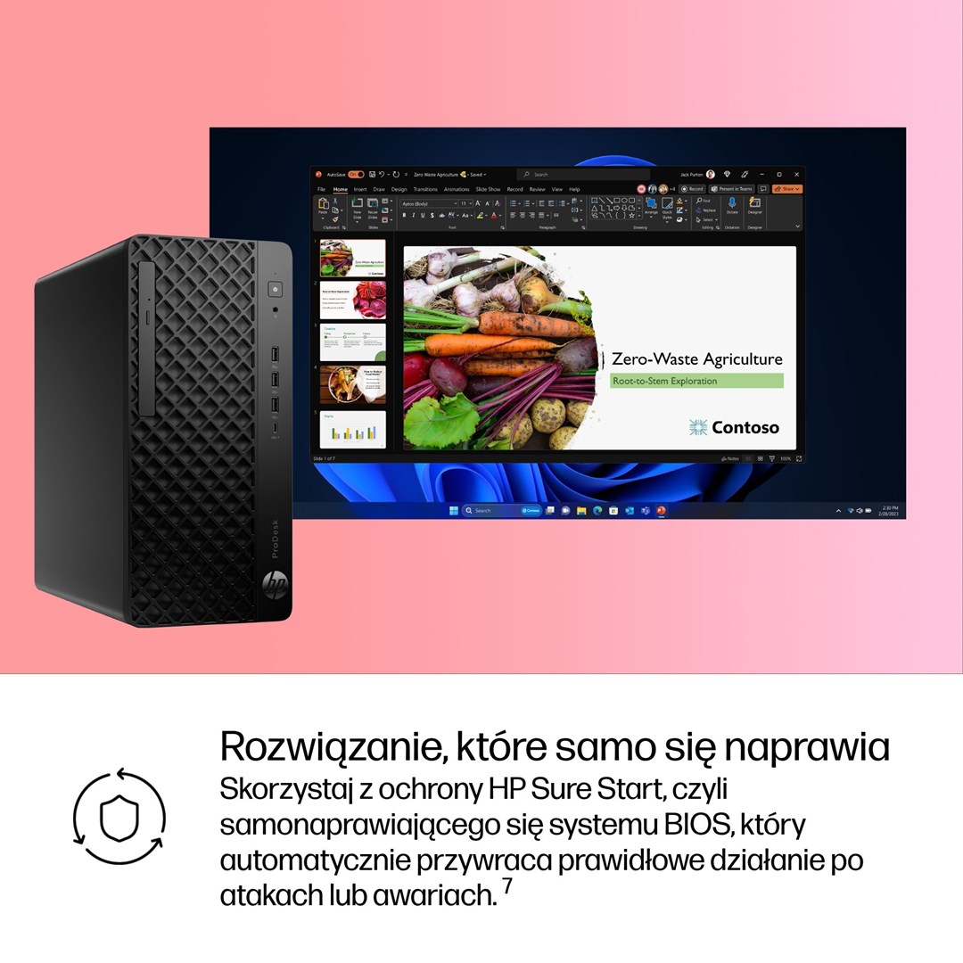 HP ProDesk 4 Tower G1i Desktop AI PC Intel Core Ultra 5 225 16 GB DDR5-SDRAM 512 GB SSD Windows 11 Pro Black HP ProDesk 4 Tower G1i Desktop AI PC Intel Core Ultra 5 225 16 GB DDR5-SDRAM 512 GB SSD Windows 11 Pro Black