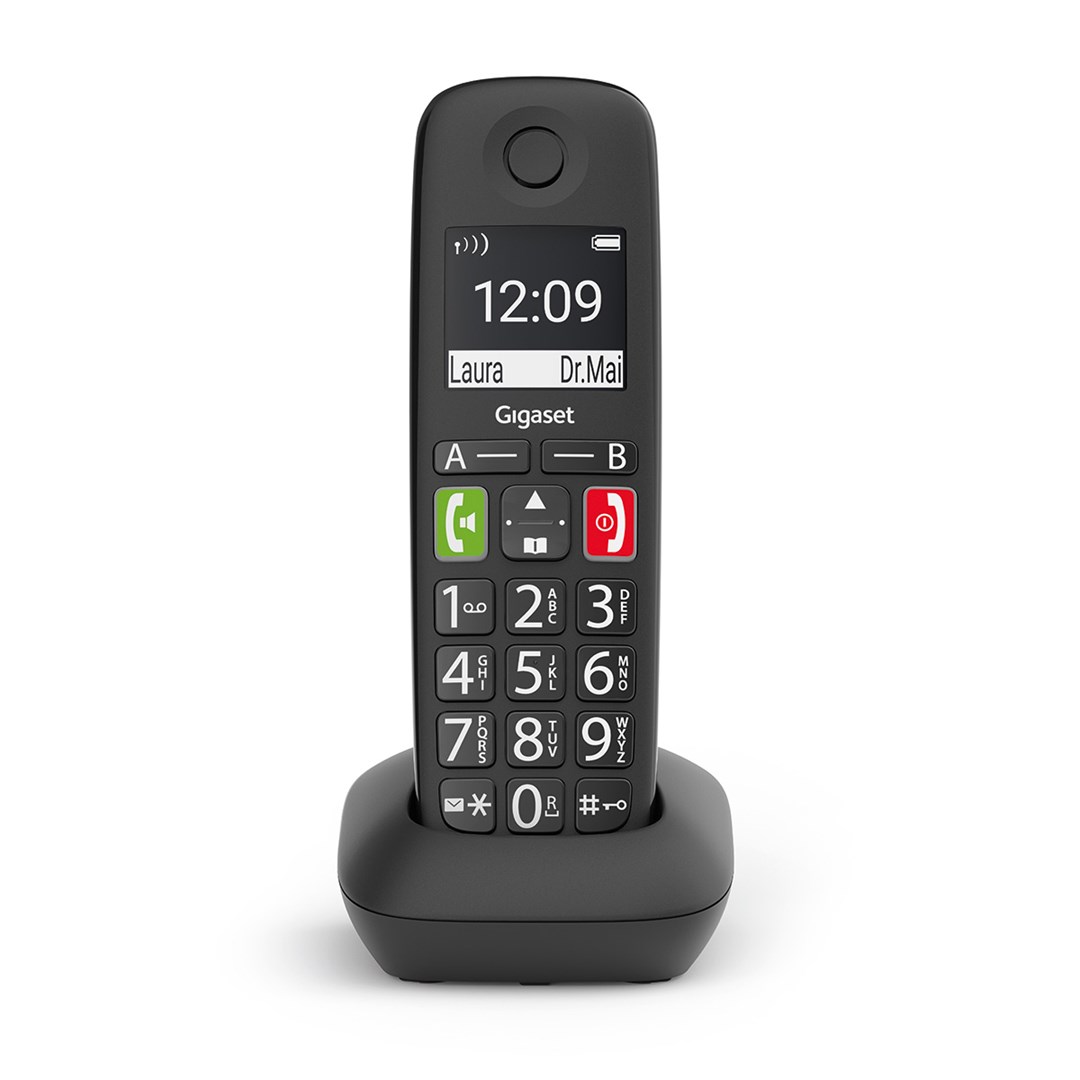 Gigaset E290HX DECT telephone Black Gigaset E290HX DECT telephone Black