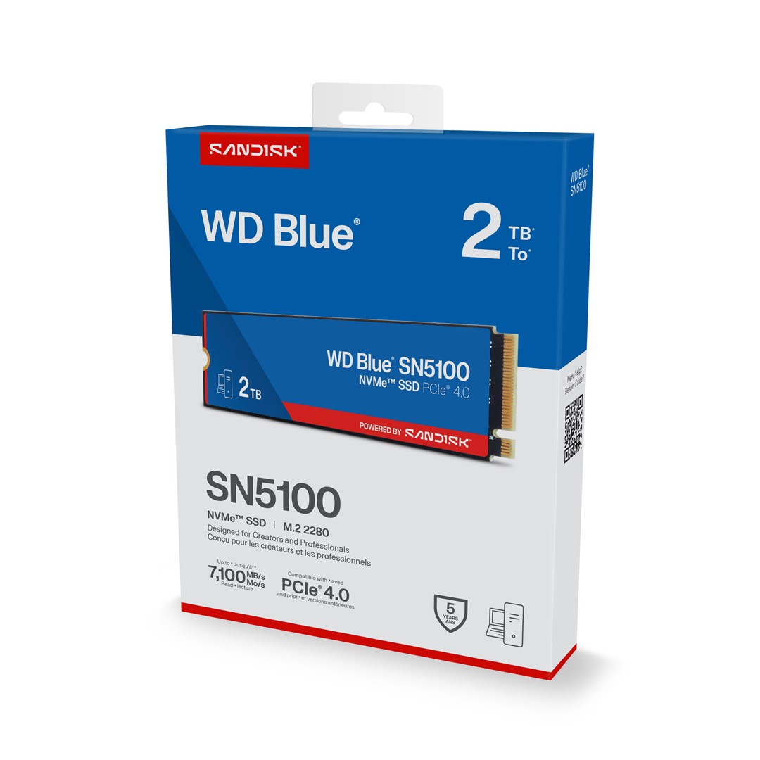 Western Digital 2TB WD Blue® SN5100 NVMe™ SSD Western Digital 2TB WD Blue® SN5100 NVMe™ SSD