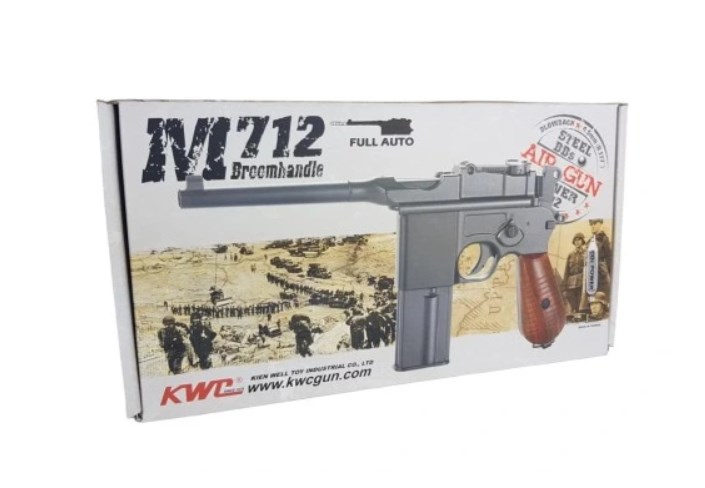 Air rifle pistol Ranger M712 BROOMHANDLE Full Auto Blowback K.4,5 BBS 19-shots KWC Air rifle pistol Ranger M712 BROOMHANDLE Full Auto Blowback K.4,5 BBS 19-shots KWC