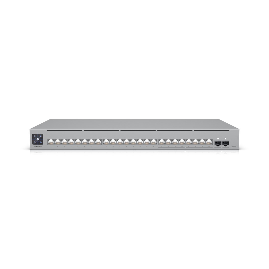 Ubiquiti Pro Max 24 L3 2.5G Ethernet (100/1000/2500) 1U Grey Ubiquiti Pro Max 24 L3 2.5G Ethernet (100/1000/2500) 1U Grey
