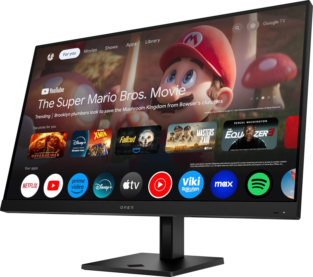 OMEN by HP 32x computer monitor 80 cm (31.5") 3840 x 2160 pixels 4K Ultra HD LCD Black OMEN by HP 32x computer monitor 80 cm (31.5") 3840 x 2160 pixels 4K Ultra HD LCD Black