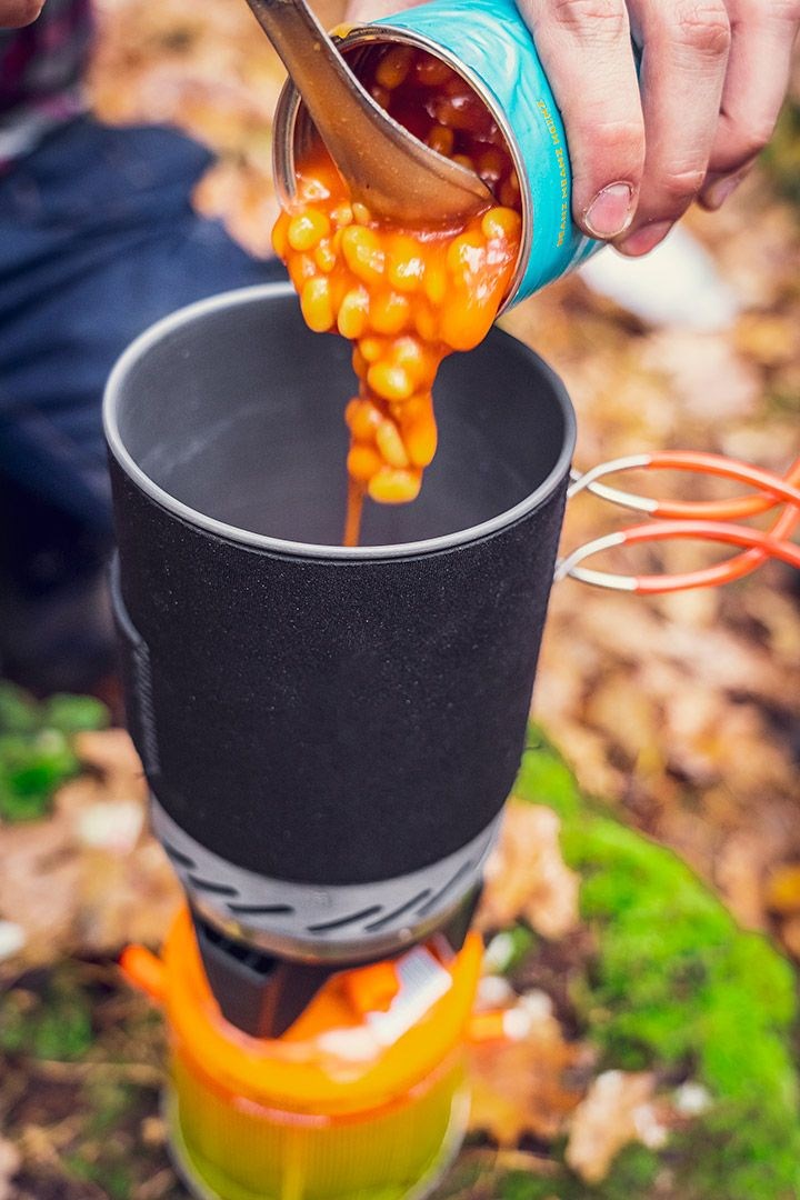 Camping stove pot + burner Camping stove pot + burner