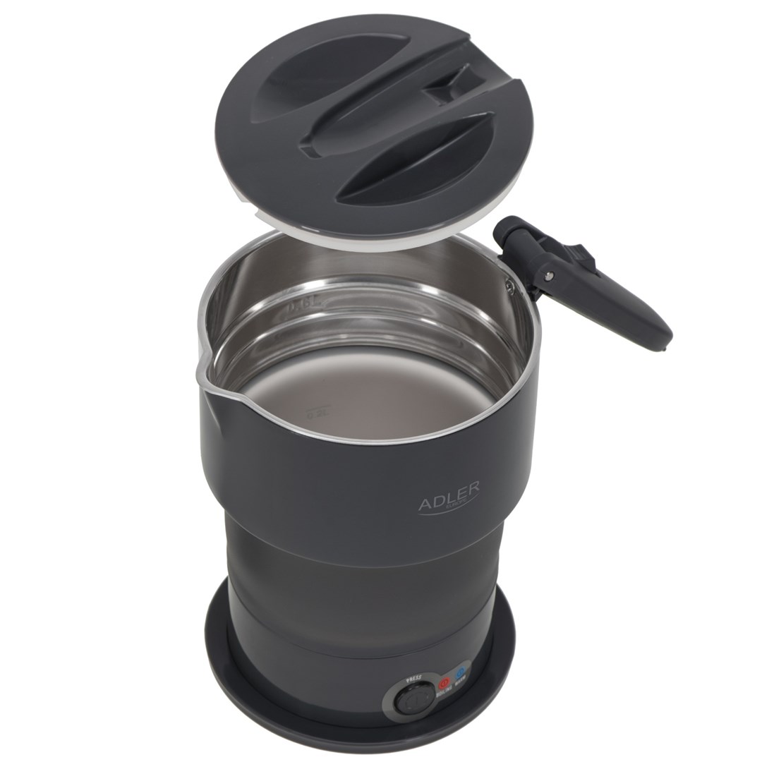 ADLER AD 1377g grey silicone kettle ADLER AD 1377g grey silicone kettle