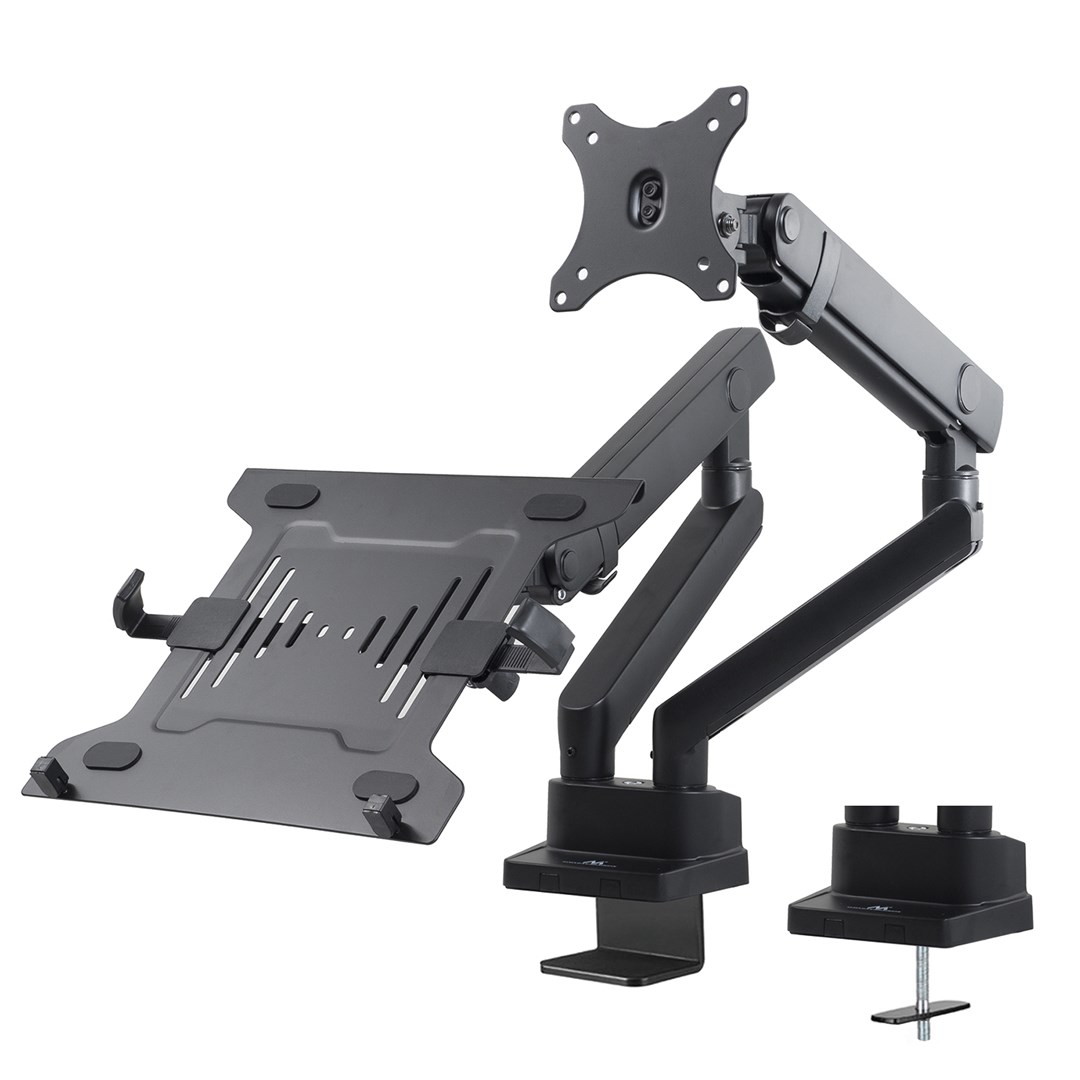 Maclean MC-813 Dual Desk Mount for a Monitor and a Laptop 17 "-32" 2x8kg VESA 75x75, 100x100 Maclean MC-813 Dual Desk Mount for a Monitor and a Laptop 17 "-32" 2x8kg VESA 75x75, 100x100