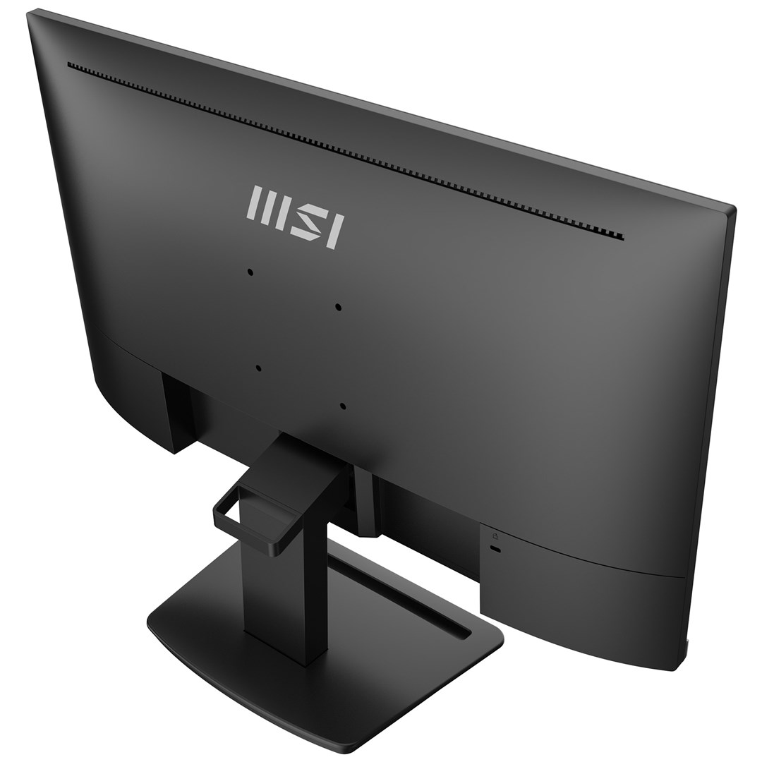 MSI Pro MP243X 23.8 Inch Monitor, Full HD (1920 x 1080), 100Hz, IPS, 4ms, HDMI, DisplayPort, Built-in Speakers, Anti-Glare, Anti-Flicker, Less Blue light, TÜV Certified, VESA, Kensington, Black MSI Pro MP243X 23.8 Inch Monitor, Full HD (1920 x 1080), 100Hz, IPS, 4ms, HDMI, DisplayPort, Built-in Speakers, Anti-Glare, Anti-Flicker, Less Blue light, TÜV Certified, VESA, Kensington, Black