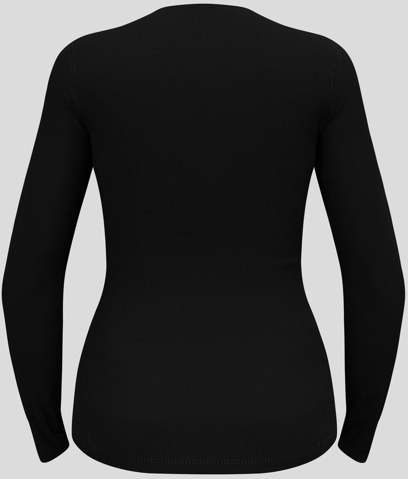 Odlo BL TOP crew neck l/s ACTIVE WARM ECO women's T-shirt, size S, black Odlo BL TOP crew neck l/s ACTIVE WARM ECO women's T-shirt, size S, black