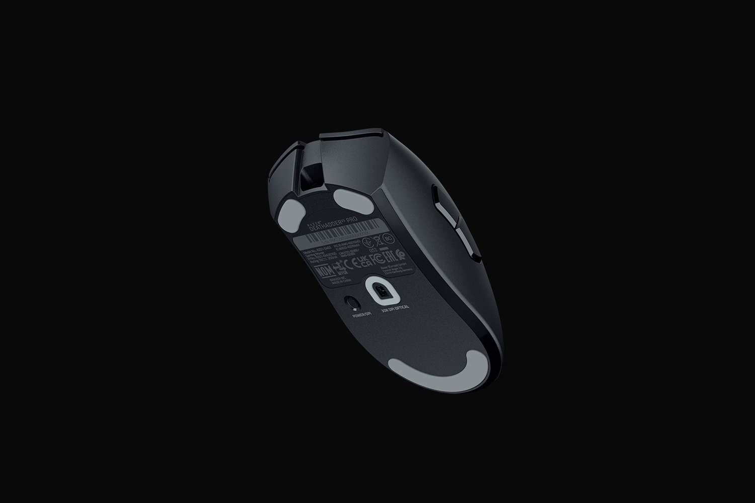 Razer DeathAdder V3 Pro mouse Gaming Right-hand RF Wireless + USB Type-C Optical 30000 DPI Razer DeathAdder V3 Pro mouse Gaming Right-hand RF Wireless + USB Type-C Optical 30000 DPI