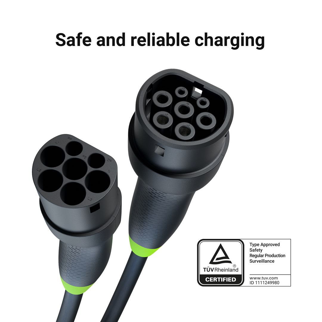 Green Cell EVKABGC03 electric vehicle charging cable Black Type 2 3 5 m Green Cell EVKABGC03 electric vehicle charging cable Black Type 2 3 5 m