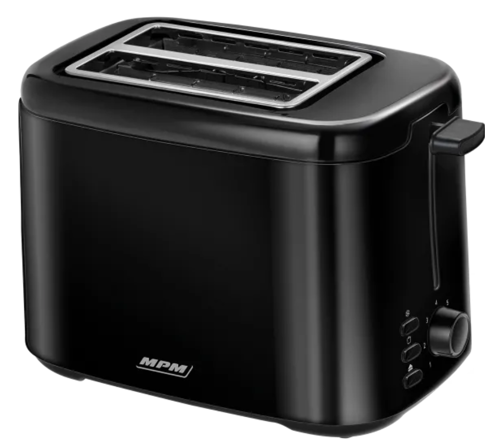 Toaster MPM MTO-07/c black Toaster MPM MTO-07/c black