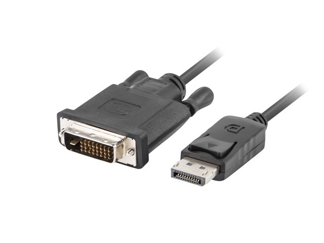 LANBERG DP CABLE (M) V1.2 -> DVI-D (M)(24+1) 3M LANBERG DP CABLE (M) V1.2 -> DVI-D (M)(24+1) 3M