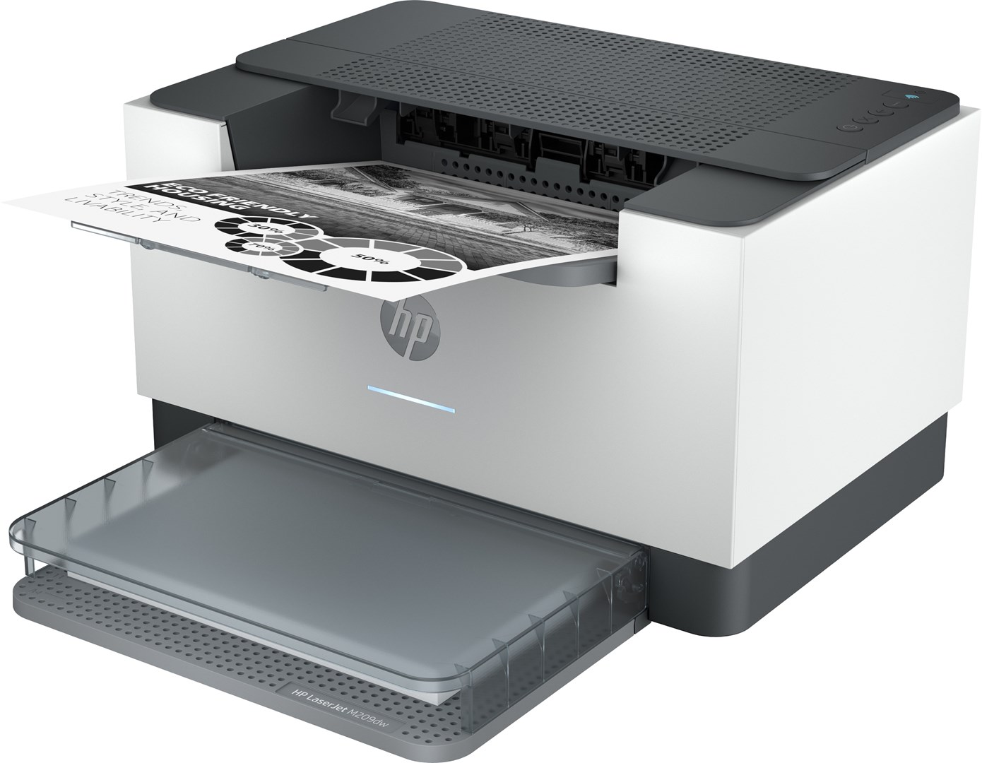 HP LaserJet M209dw Printer, Black and white, Printer for Home and home office, Print, Two-sided printing; Compact Size; Energy Efficient; Dualband Wi-Fi HP LaserJet M209dw Printer, Black and white, Printer for Home and home office, Print, Two-sided printing; Compact Size; Energy Efficient; Dualband Wi-Fi