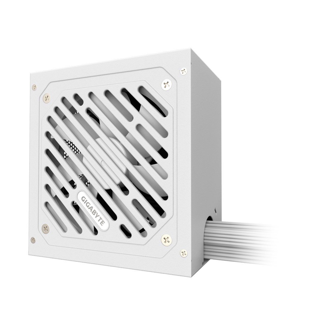 GIGABYTE P650SS ICE Power Supply - PCIe 5.0, 80 PLUS Silver, Fully Modular Design, 120mm Fan, ATX 3.0 compatible, EU Plug GIGABYTE P650SS ICE Power Supply - PCIe 5.0, 80 PLUS Silver, Fully Modular Design, 120mm Fan, ATX 3.0 compatible, EU Plug