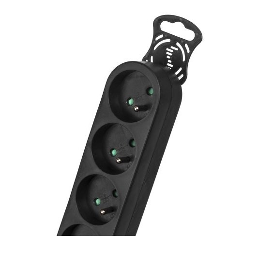 Maclean MCE225 power extension 1.5 m 6 AC outlet(s) Indoor Black Maclean MCE225 power extension 1.5 m 6 AC outlet(s) Indoor Black