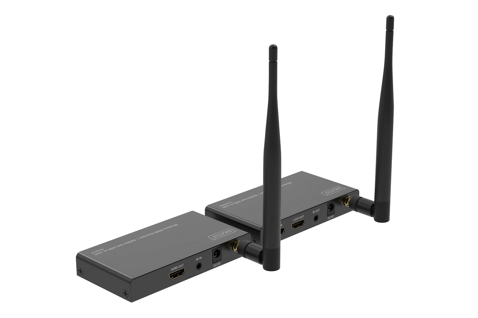 Digitus Wireless HDMI Extender / Splitter Set (100 m, 1x4) Digitus Wireless HDMI Extender / Splitter Set (100 m, 1x4)