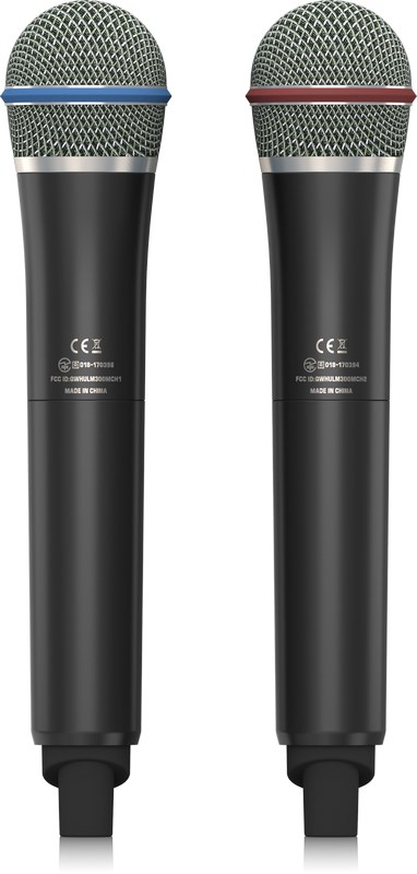 Behringer ULM302MIC - 2.4 GHz Digital Wireless System with 2 Handheld Microphones and Receiver Behringer ULM302MIC - 2.4 GHz Digital Wireless System with 2 Handheld Microphones and Receiver
