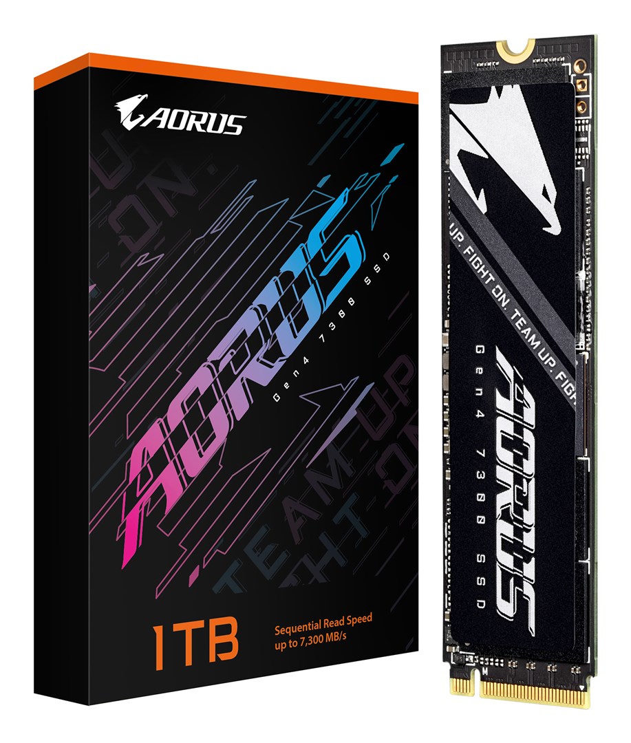 Gigabyte AORUS 7300 SSD 1 TB M.2 NVMe Gen4 7300/6000 MB/s Gigabyte AORUS 7300 SSD 1 TB M.2 NVMe Gen4 7300/6000 MB/s